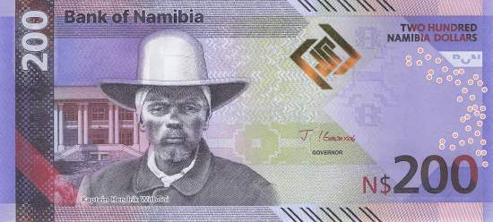 Namibia p24a 200 Dollar 2025